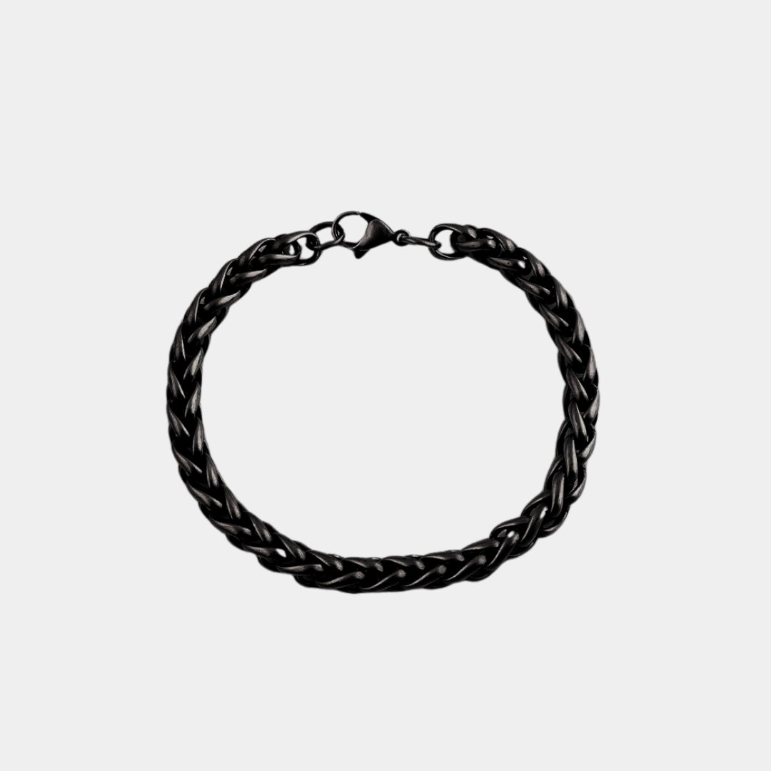 Wheat Bracelet Black