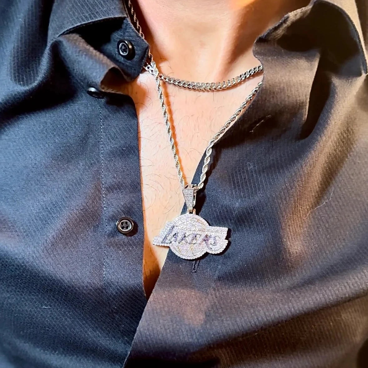 Lakers Iced Pendant