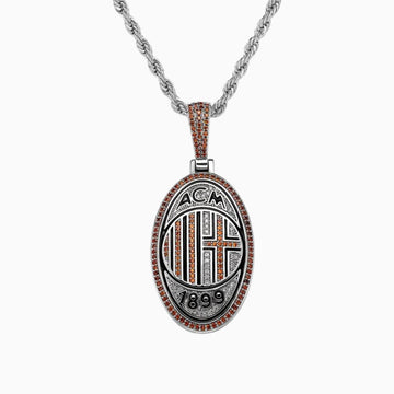 Ac Milan Iced Out Pendant