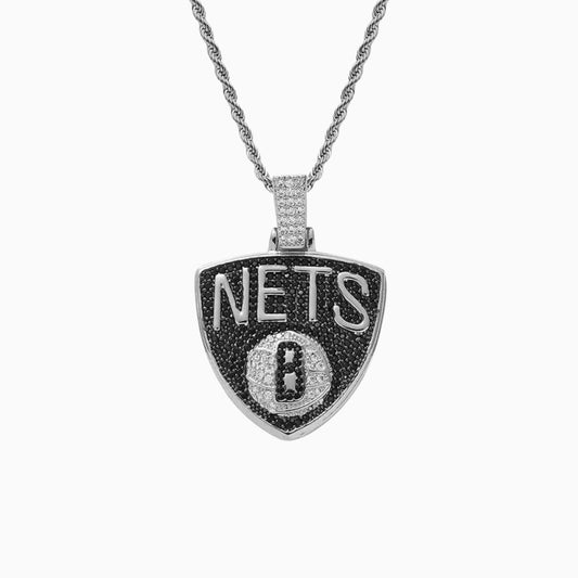 Nets Iced Pendant