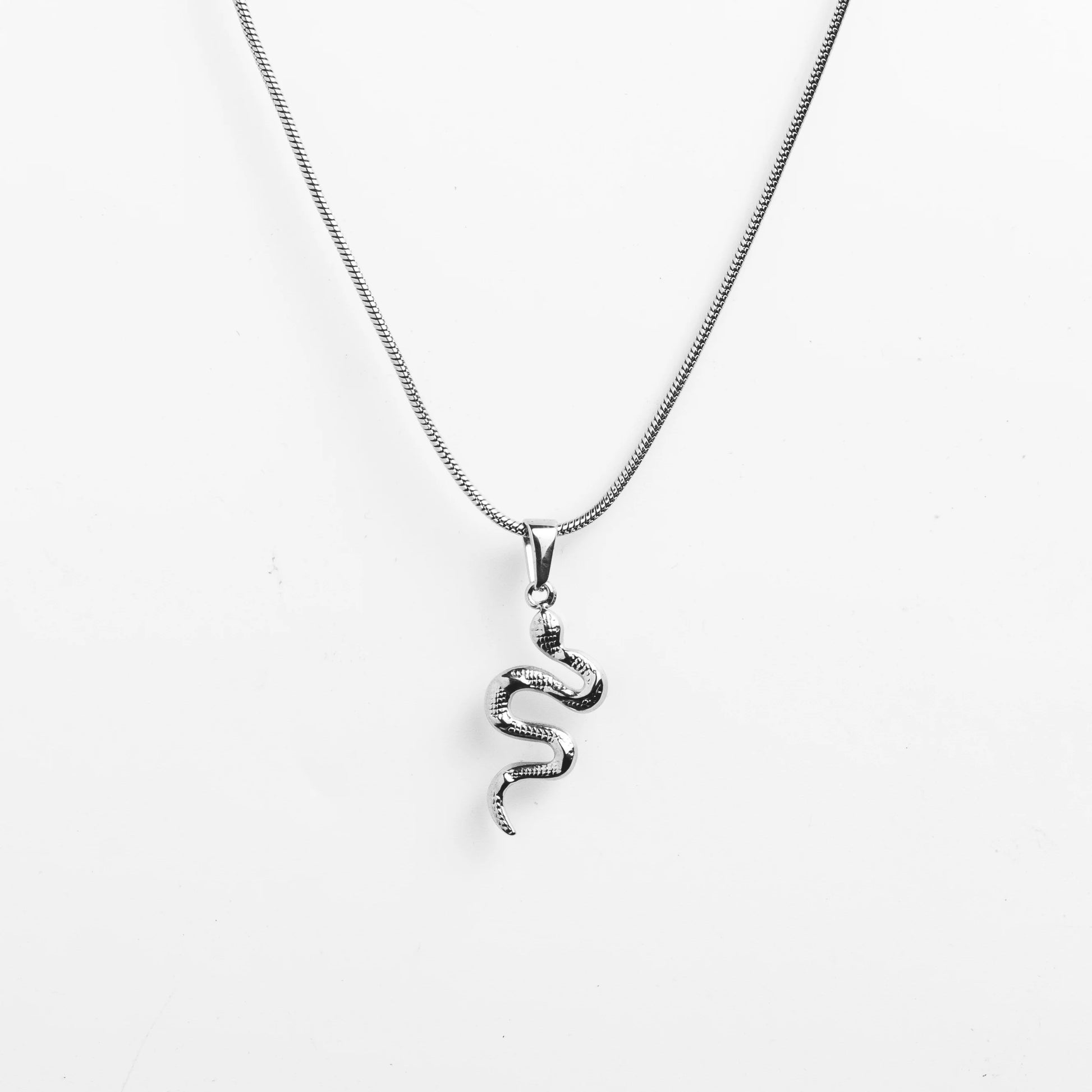 Serpent Pendant Silver