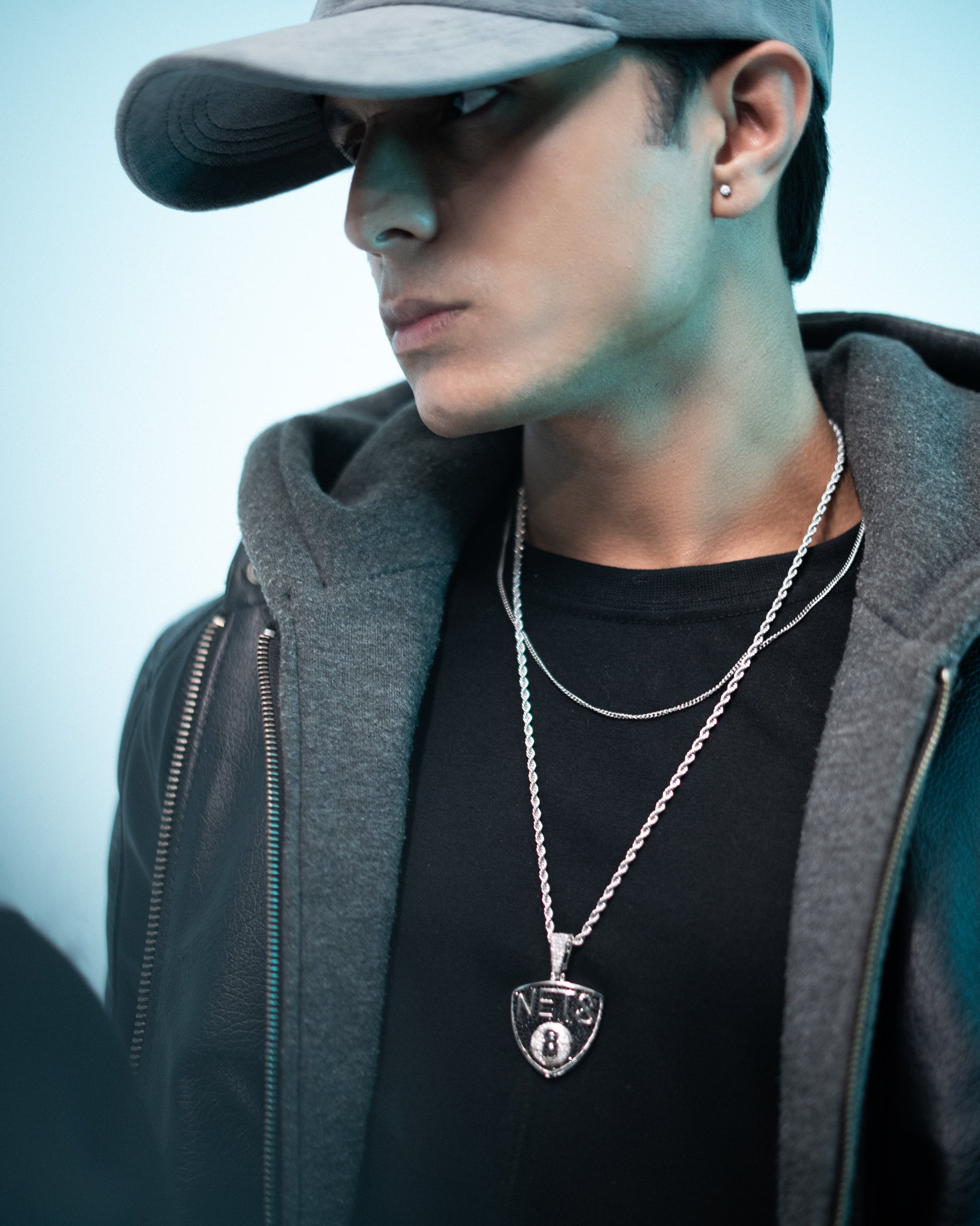 Nets Iced Pendant