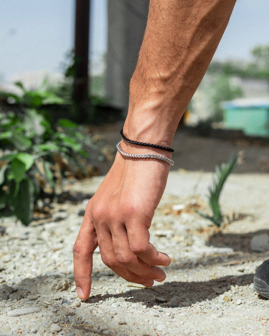 Wheat Bracelet Black