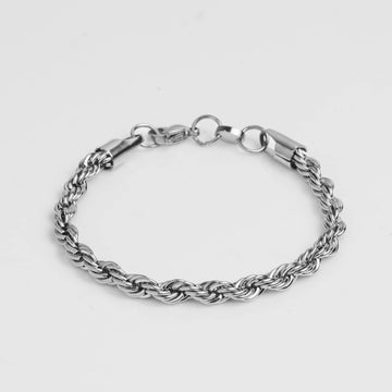 Rope Bracelet Silver