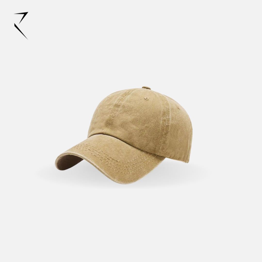 Beige Vintage Baseball Cap