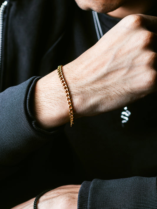 Cuban Link Bracelet Gold