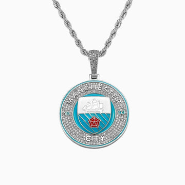 Man City Iced Out Pendant