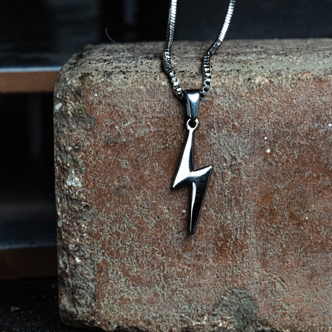 Silver Lightning Pendant